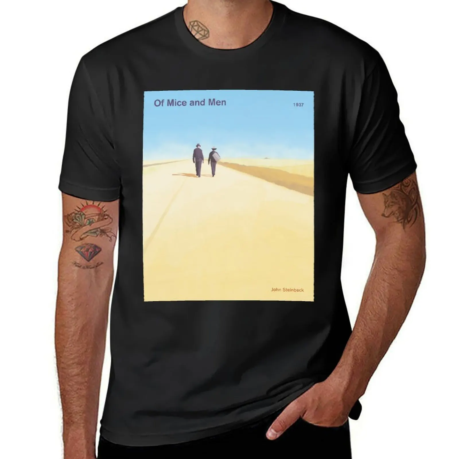 Мужская футболка Of Mice and Men John Steinbeck хлопок