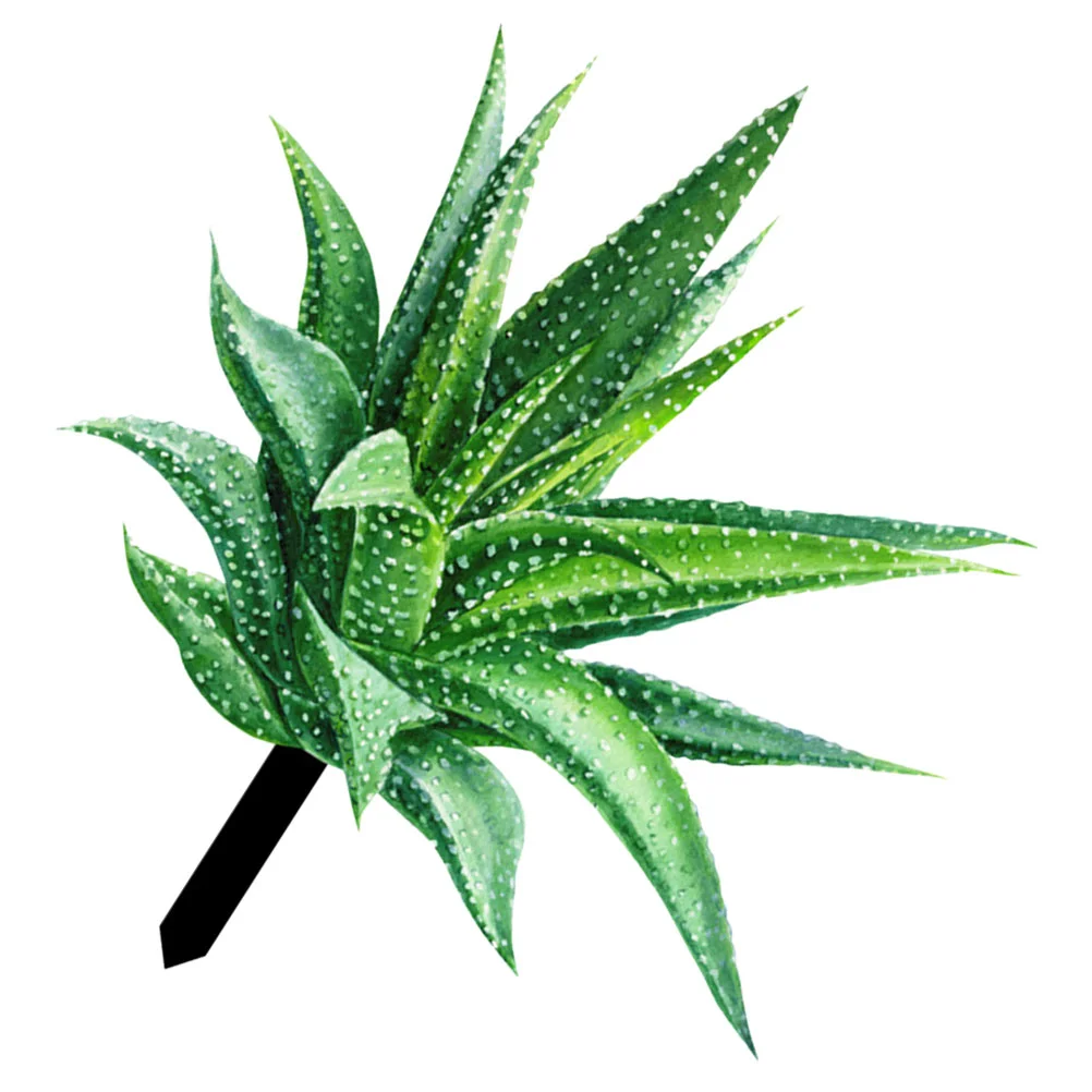 

Garden Agave Tequila Sculpture Stake Outdoor Rustic Flower Figurines Decor Artificial Succulents Fake Succulent Aloe Ground