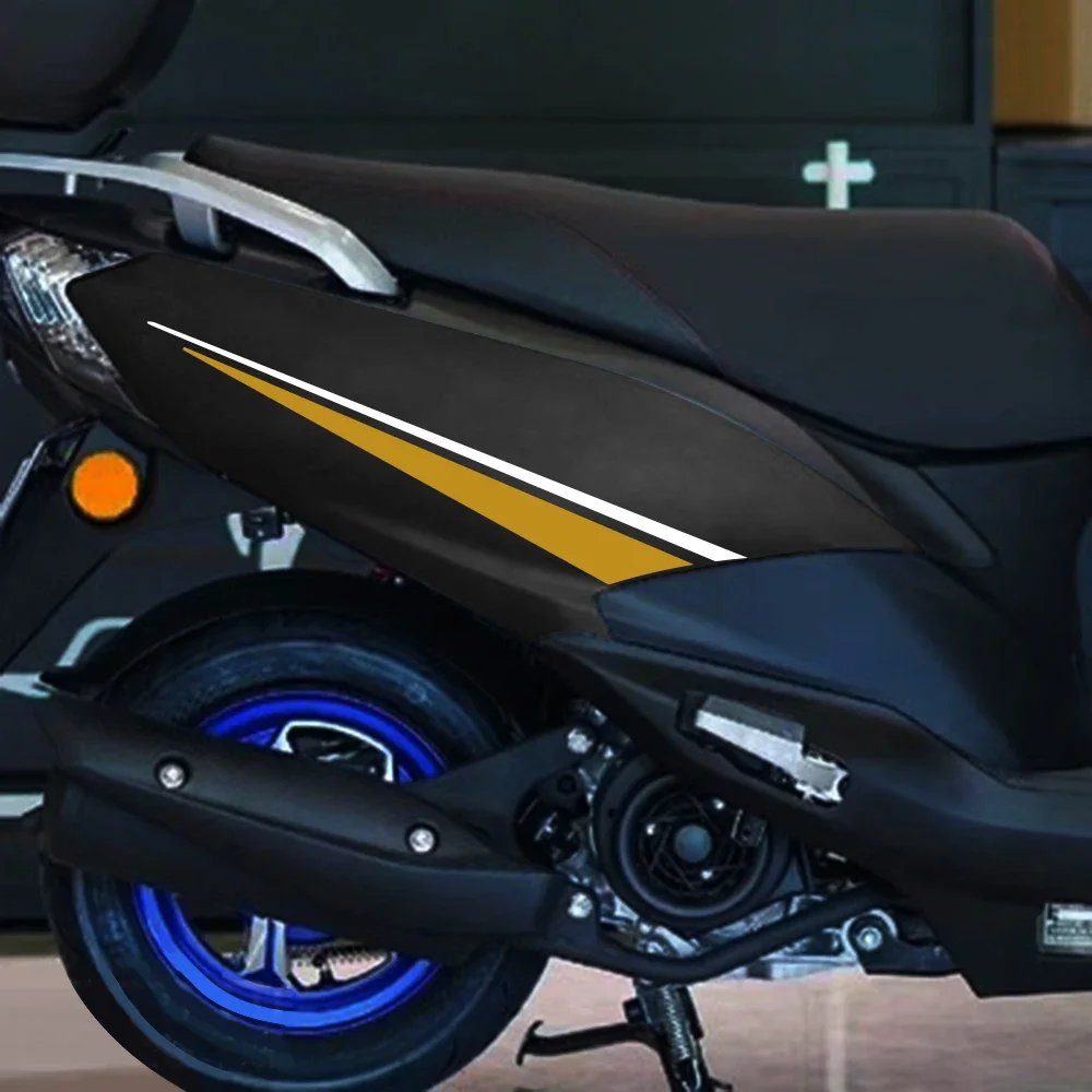 Защитные наклейки для кузова мотоцикла 125 в полоску спереди мотора и велосипеда
