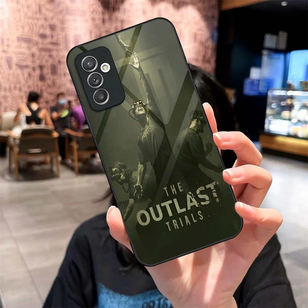 Чехол для телефона Horror Outlast Game Glass Samsung Galaxy S24 S25 S20 S21 S22 S23 Ultra Fe Plus A34 A54 A16 A24 A53 M54 Cover