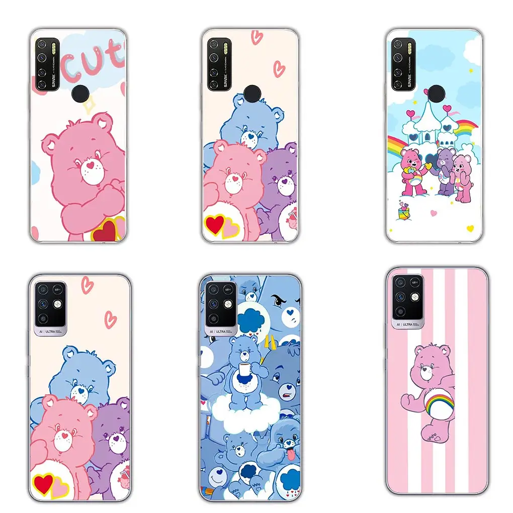 Мягкий чехол Love Heart Cares для Motorola Moto G04 G71 G73 G32 G34 G52 G8 G7 G9 G24 Power Plus E14 телефона