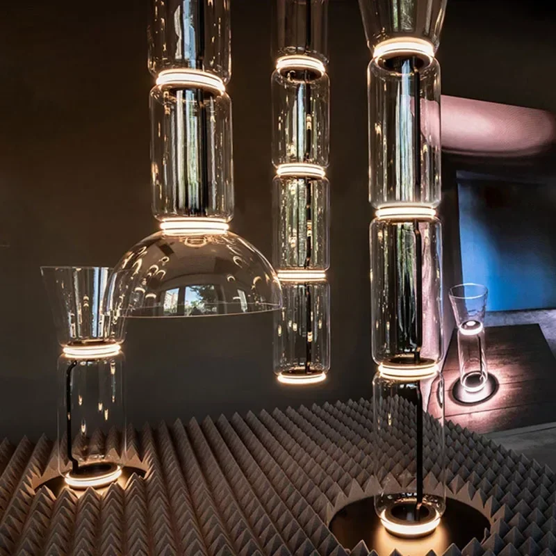 SANDYHA современные подвесные светильники прозрачные стеклянные абажуры люстры для