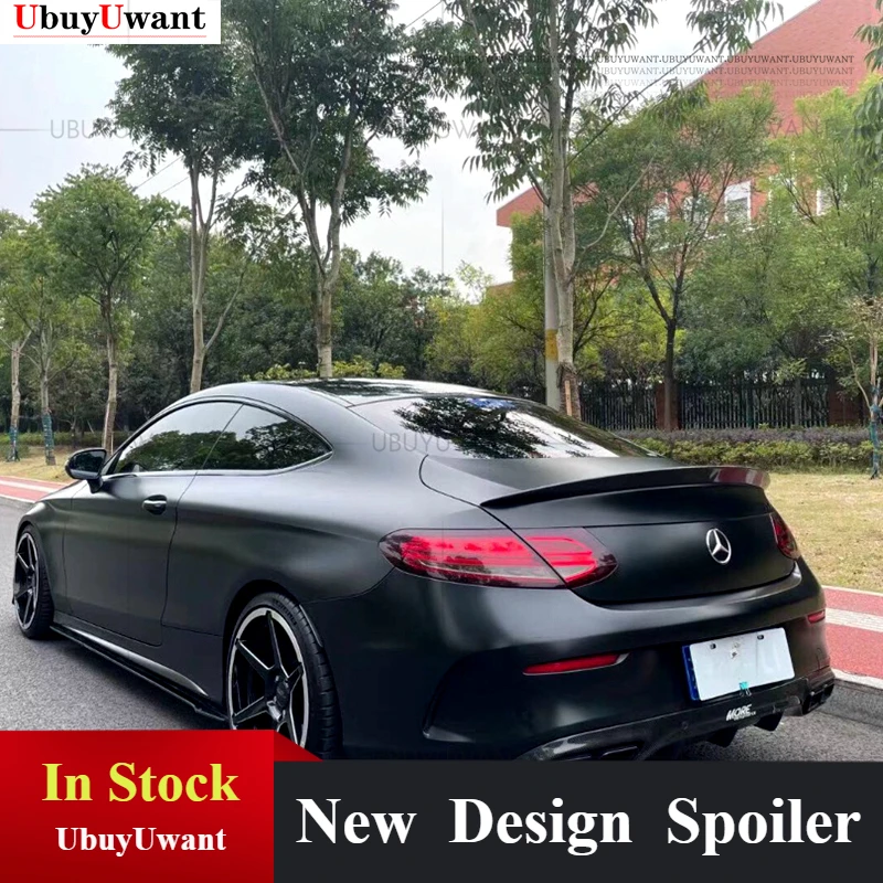 

Спойлер на 2 двери для Mercedes C Class W205 Coupe 2015-2020, АБС-пластик