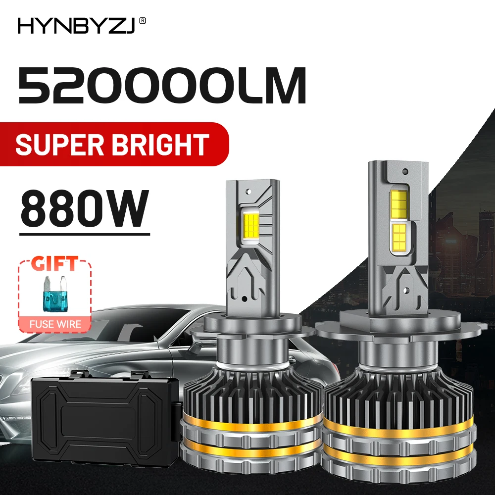 HYNBYZJ H4 H7 880W 520000LM лампа