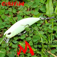fishing lure fluorescence sinking action bass bait freshwater saltwater artificial bait lifelike minnow lure for night pesca