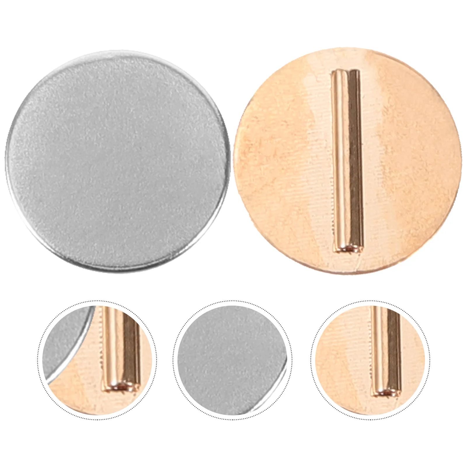 

3 Pairs Costume Accessories Magnetic Brooch Holder Buckle Women's Gift Converter Metal