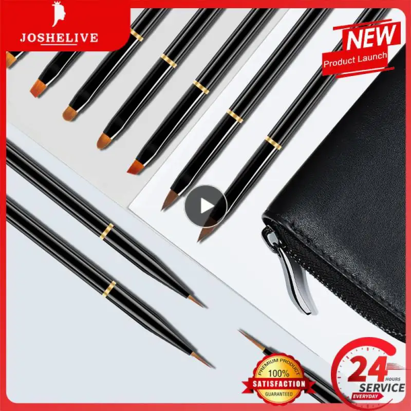 

Black Metallic Rod Nail Art Pen Drawing Pen Crystal Pen Nail ArtNail Brush Nail Phototherapy Tools Beauty Make Up