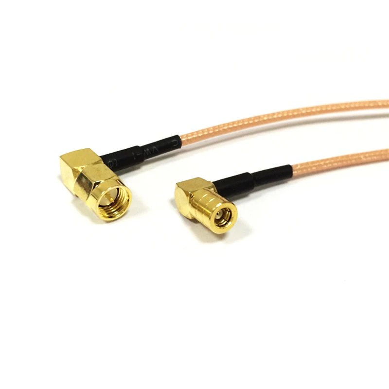 Modem Coaxial Cable SMA Male Plug Right Angle To SMB Female Jack RA 90-Degree Connector RG316 15CM 6inch Pigtail Adapter