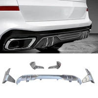 carbon fiber front rear chin fin spoiler bumper lip winglets splitters for bmw x5 g05 m tech car body kits