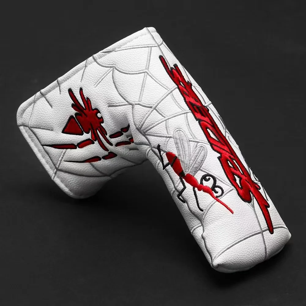 

Golf push rod sleeve spider embroide