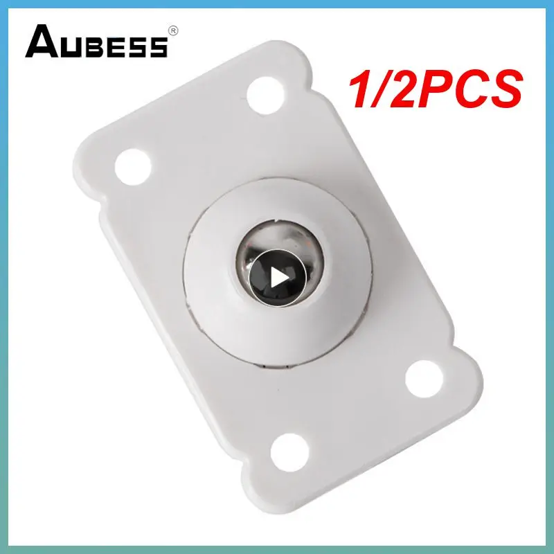 

1/2PCS Drop-ShippingAdhesive Swivel Casters Furniture Wheel For Storage Box Trash Can Universal Pulleys Sticky Wheels No
