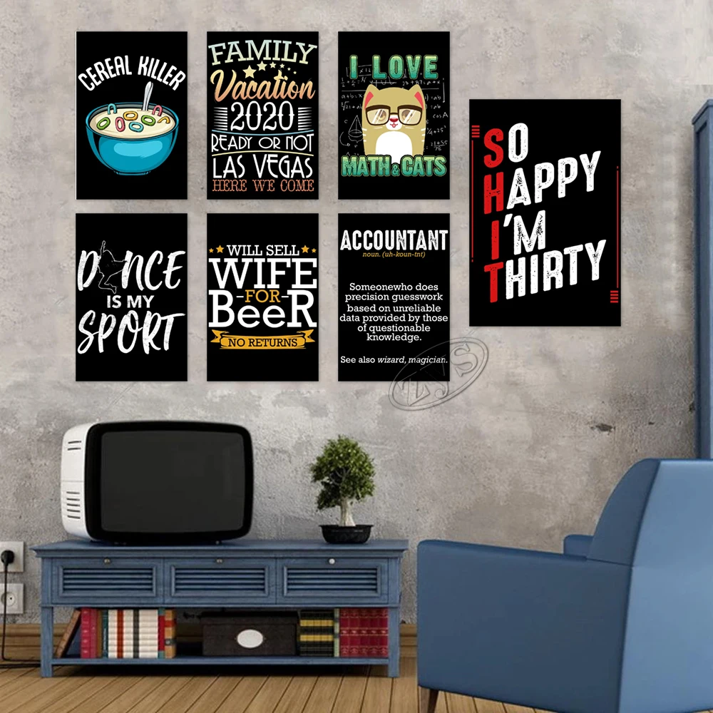 Картины HD с принтом зерновые убийцы домашний декор холст английский плакат