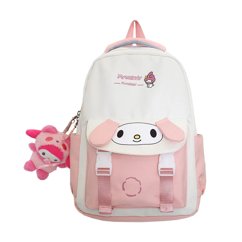 

Sanrio милый мультяшный Kuromi My Melody Cinnamoroll школьный рюкзак для студентов Новинка для отдыха на открытом воздухе кавайный аниме дорожный рюкзак подарок для девочки