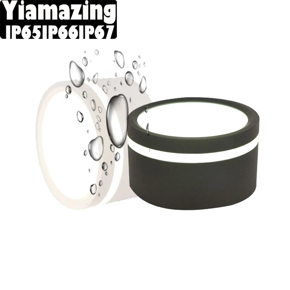 Macarone IP65 IP66 220 В IP67 уличный водонепроницаемый светодиодный потолочный светильник