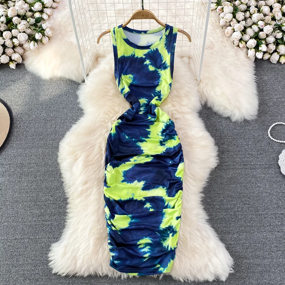 

Облегающее платье с принтом