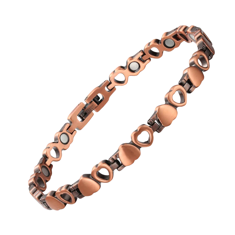 Браслеты Wollet из чистой меди для женщин медные браслеты с дизайном в виде листьев