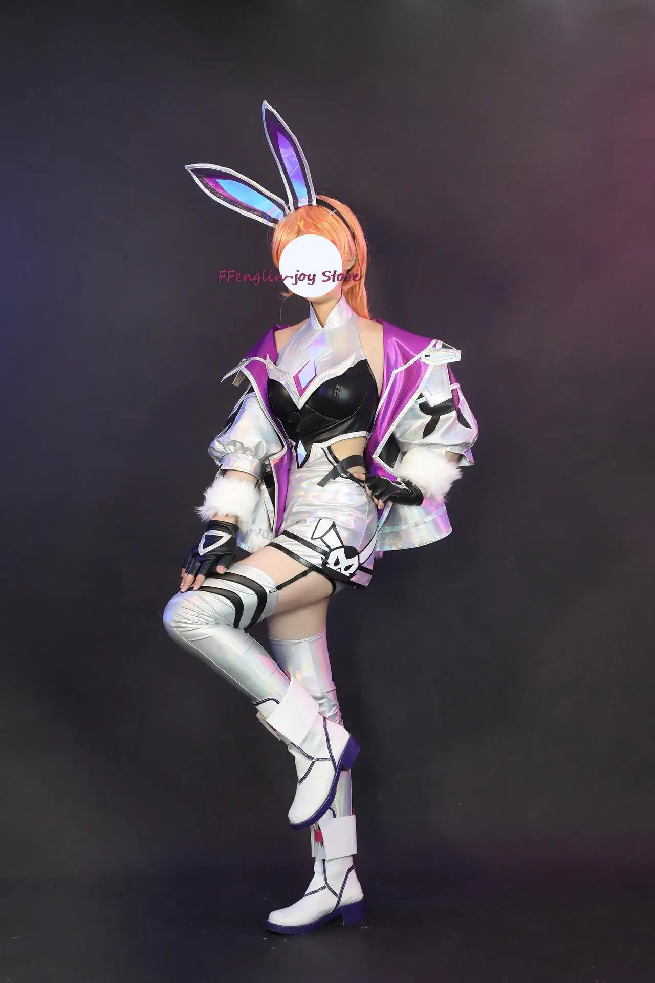 

Game LOL Battle Bunny Cosplay Miss Fortune Costume Game Cos LOLs Battle Bunny Costume and Cosplay