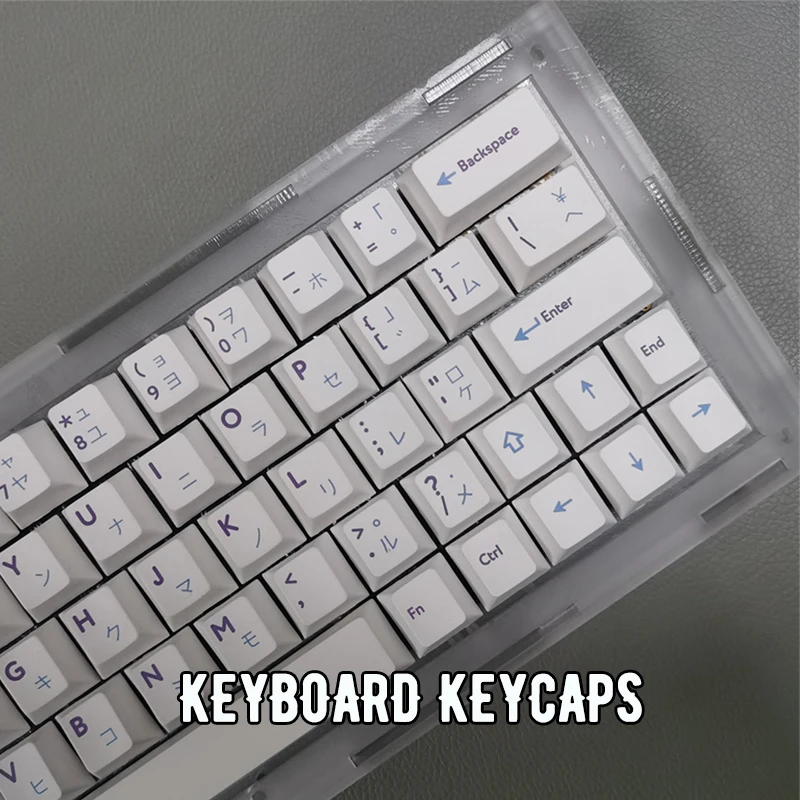 

GMK Blue Purple Keycaps 131Keys Custom Cherry Profile PBT Keycaps for Mechanical Keyboard Minimalist DIY Japanese Keycap