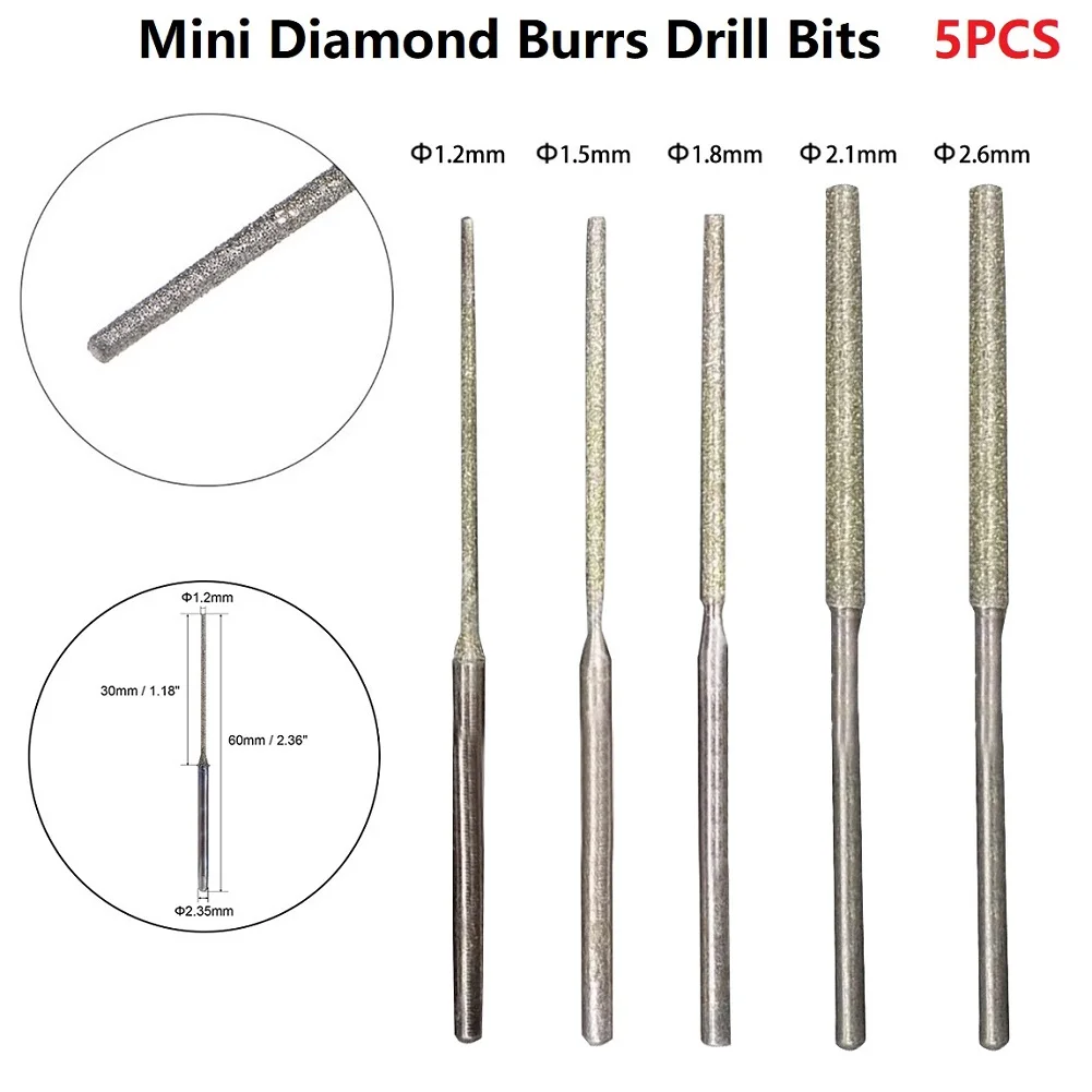 

Ultra-long Diamond Drilling Bits Rough Grit Emery Diamond Abrasive Bits Peeling Needle A Type Teeth Grinding Burr For Engraving