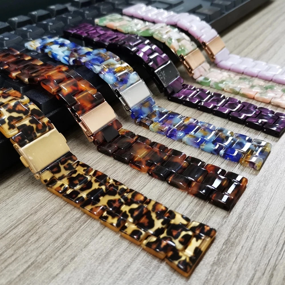 

Resin Strap For Samsung Galaxy Watch 5/4 40mm 44mm Galaxy4 classic 46mm 42mm Sport Watchband Bracelet Galaxy Watch 5 pro 45mm