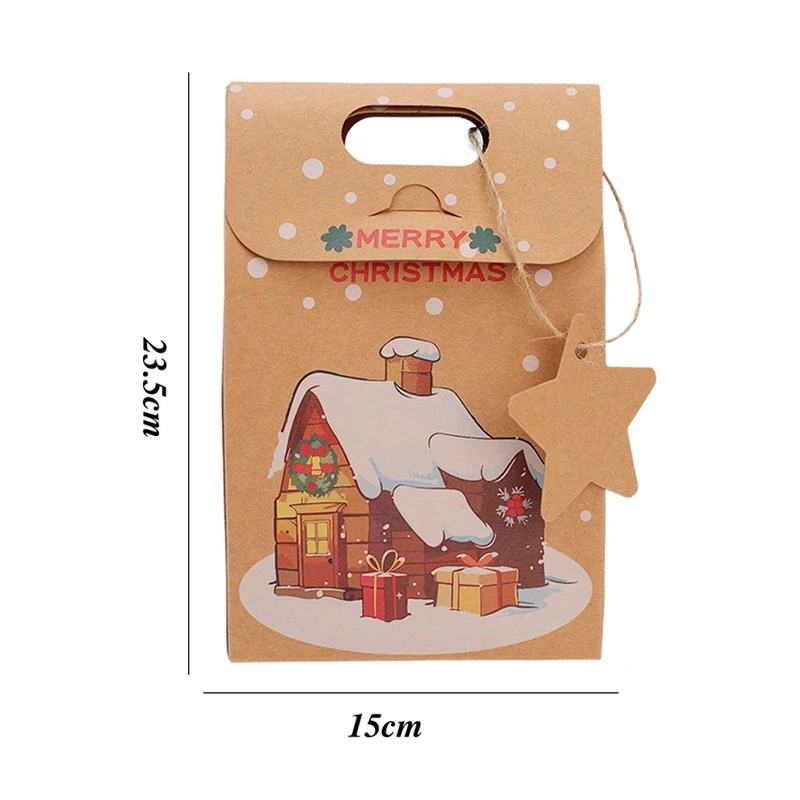 

Крафт-пакеты для подарков Рождество 30 шт