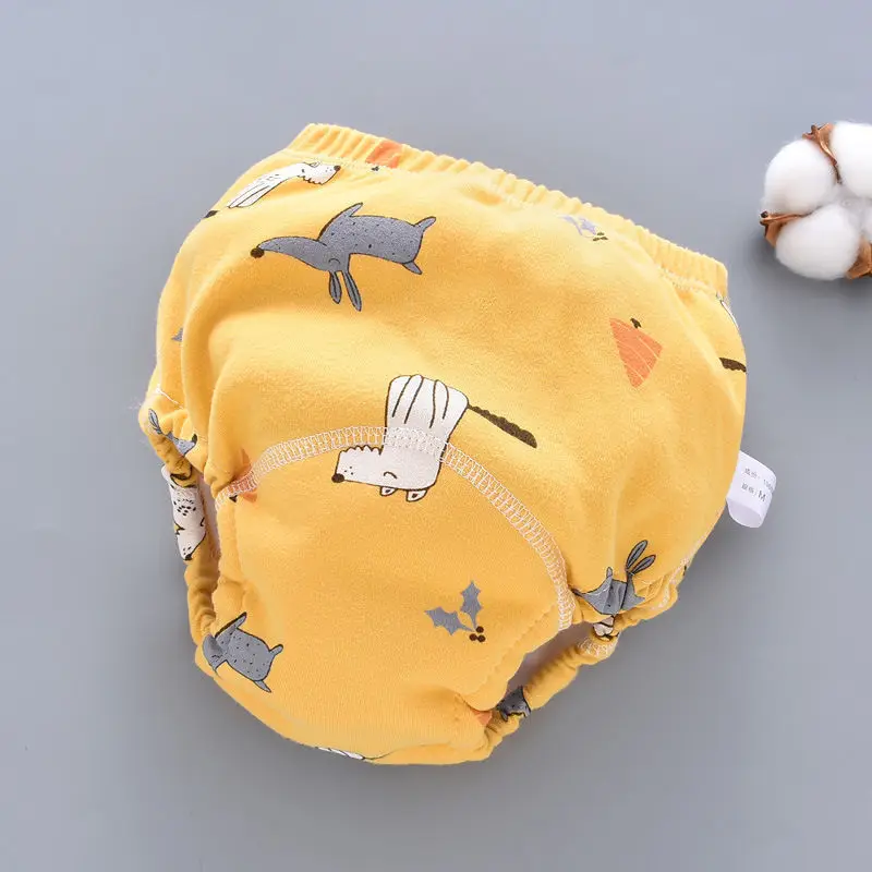 6 Layers Waterproof Reusable Cotton Baby Training Pants Newborn Diaper Panties Nappy Changing Infant Shorts Underwear Cloth enlarge