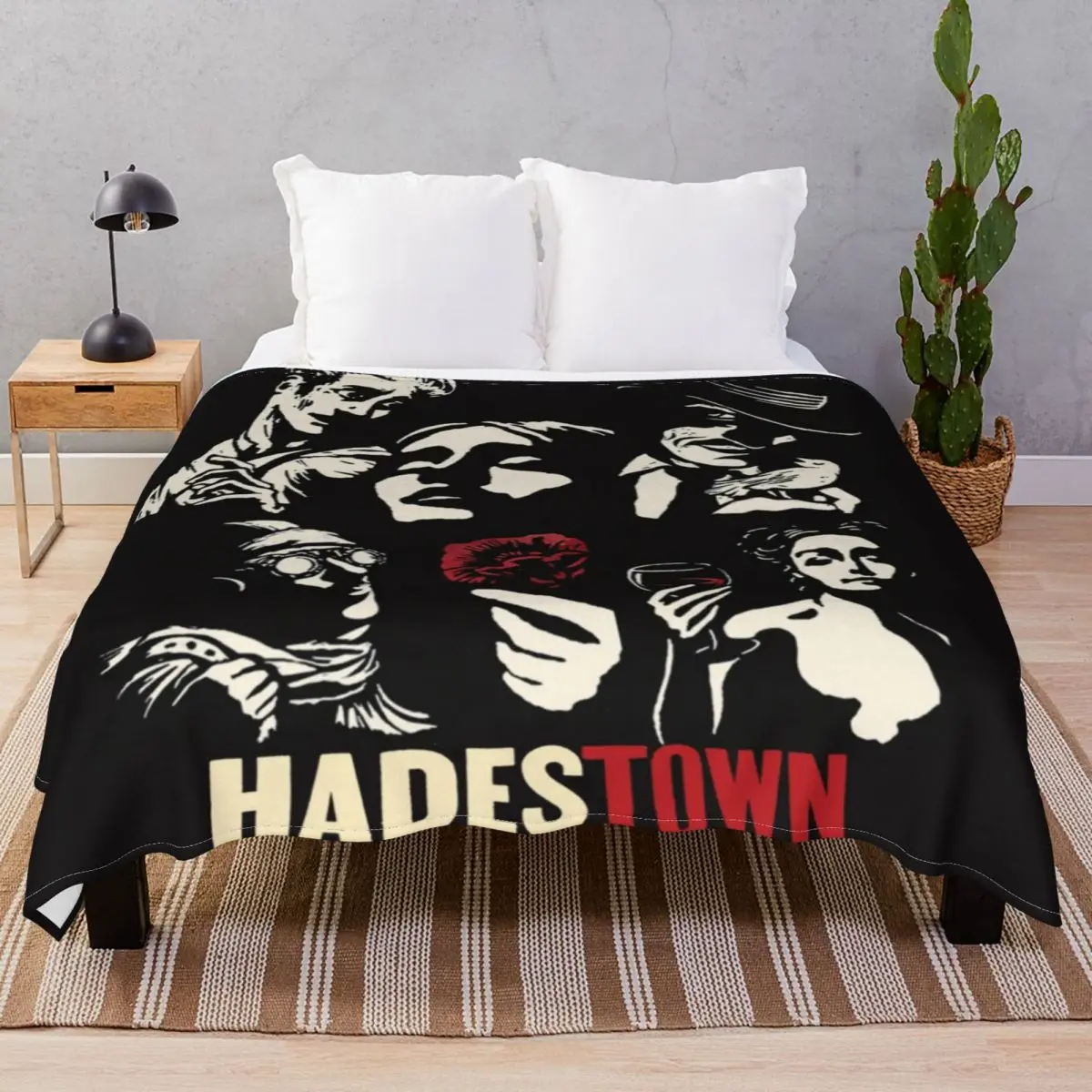 Hadestown Blankets Fleece Textile Decor Warm Throw Blanket for Bed Sofa Camp Cinema