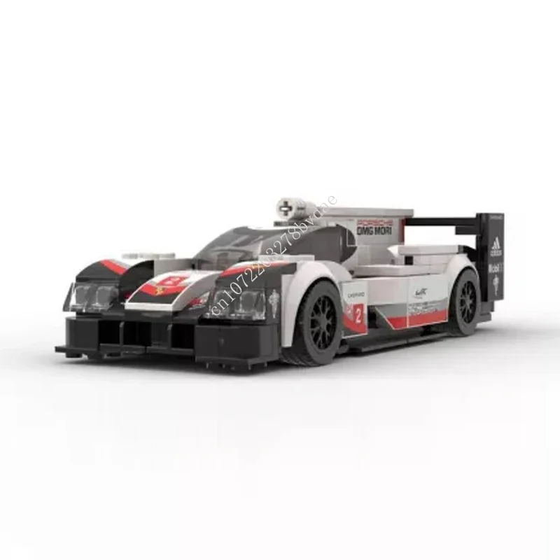 

239PCS MOC Speed Champions 919 Hybrid V2 Sportscar Racing Building Blocks Technology Bricks Creative Assembly Kids Toys Gifts