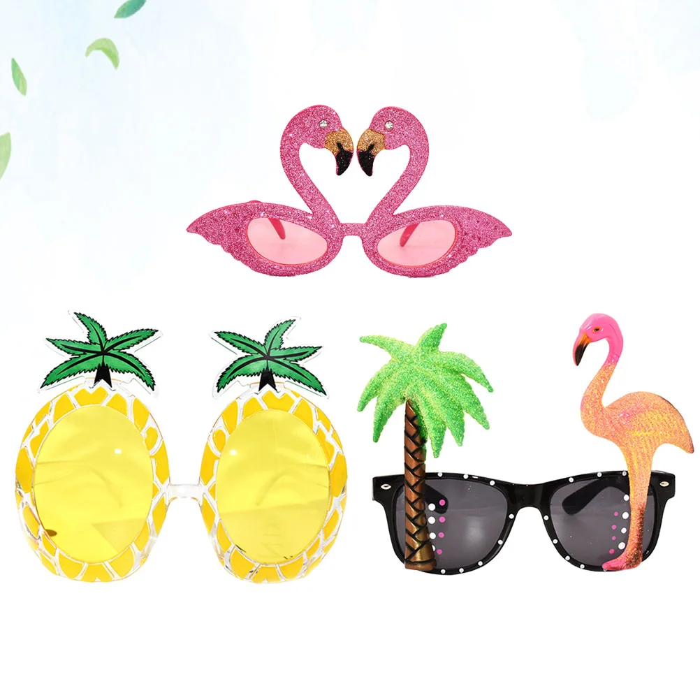 

Glassessunglasses Hawaiian Party Beachwearing Luau Photo Props Pool Novelty Pineapple Supplies Eye