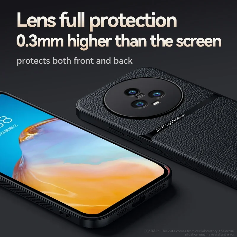 Высококачественная Роскошная деловая кожаная Магнитная Противоударная задняя