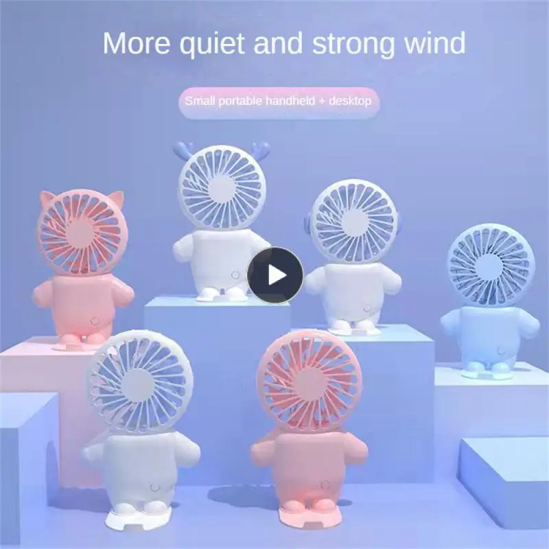 

Air Cooler Abs Three Wind Resistance Adjustment Desktop Silent Small Fans Creative Small Fans Summer Supplies Mini Astronaut Fan