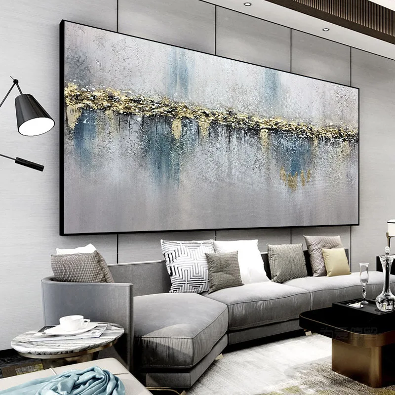 

Modern Abstract Art Hand Painted Landscape Oil Painting On Canvas For Home Decoration