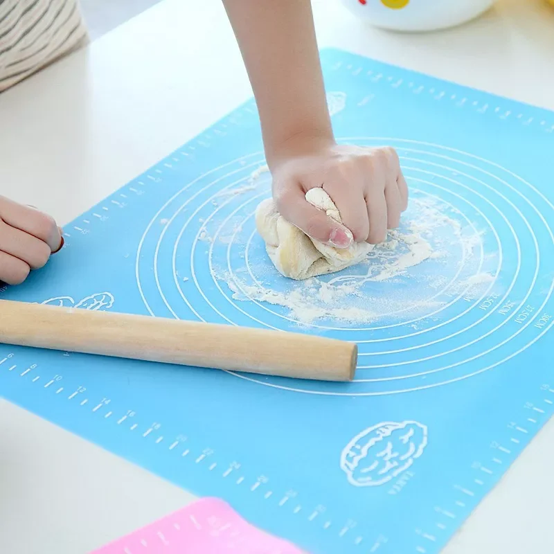 

Non-Stick Silicone Mat Rolling Dough Liner Pad Pastry Cake Bakeware Paste Flour Table Sheet Kitchen Tools