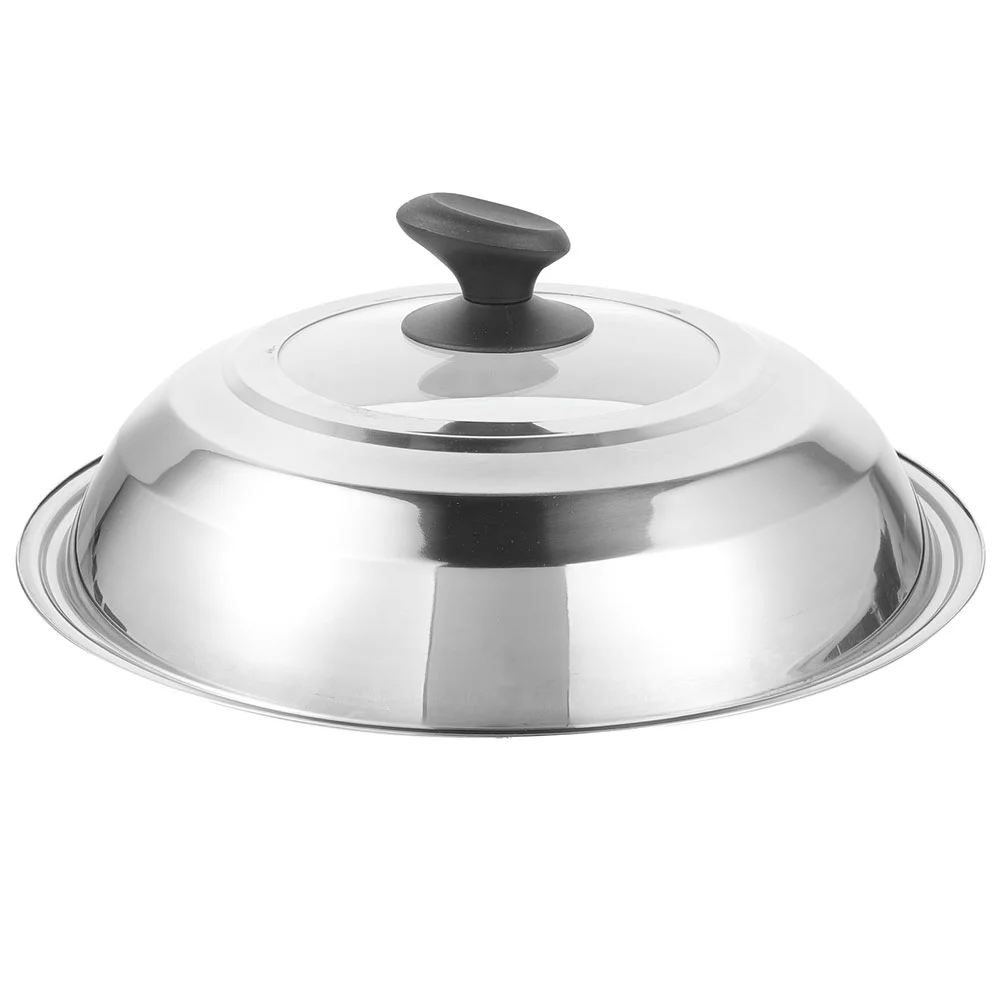 

Household Pot Cover Stainless Steel Pan Lid Multi-function Pot Lid Home Pots Universal Lids