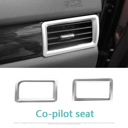 

Декоративная рамка центрального вентиляционного отверстия автомобиля для Mitsubishi Outlander, наклейка на розетку кондиционера, аксессуары для внутренней модификации