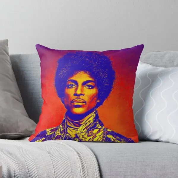 

American Singer Digital Painting Printing Throw Pillow Cover Anime Car Wedding Comfort Cushion Soft Hotel Pillows not include