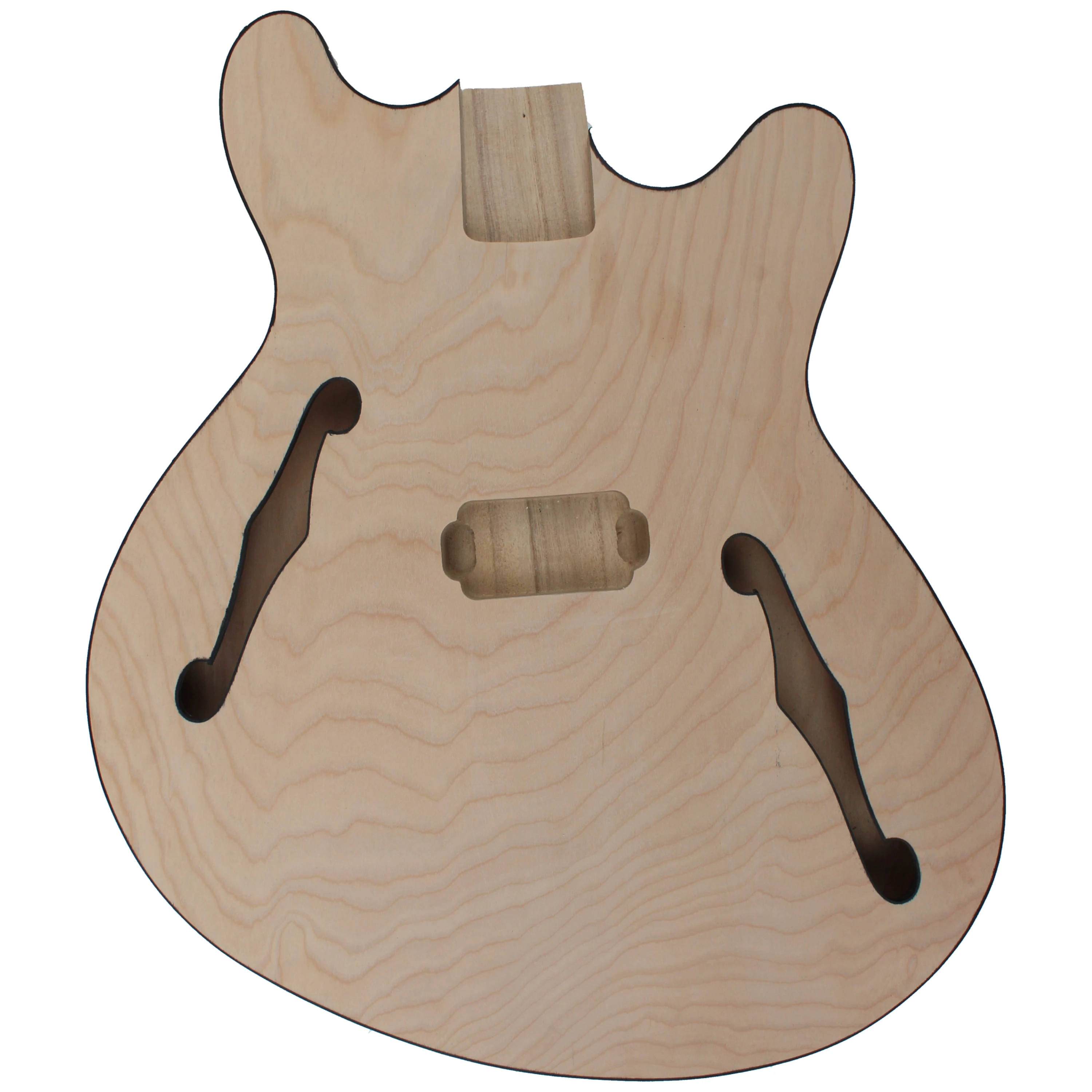 Корпус для гитары Jazz Starcaster черный корпус без рисунка