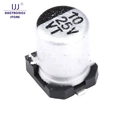 

10PCS Electrolytic capacitor 25V10UF 4*5.5mm SMD aluminum electrolytic capacitor 10uf 25v