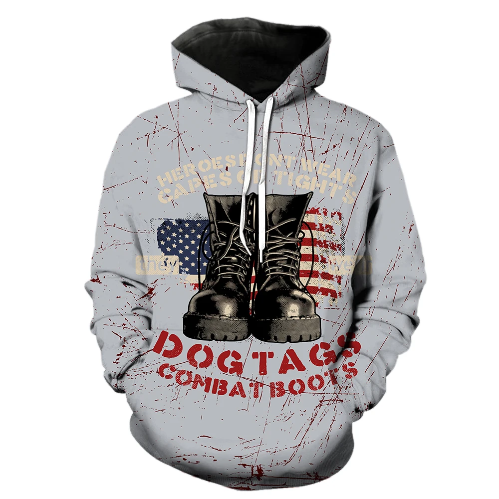 Свитшот унисекс на заказ худи с рисунком летающего мультяшного аниме и флага США