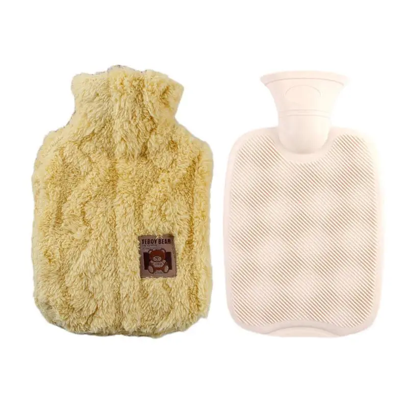 

1000ml Hot Water Bottle PVC Removable And Washable Winter Warm Water Bag Hand Feet Warmer Winter Hand Warmer Supplies For Winter