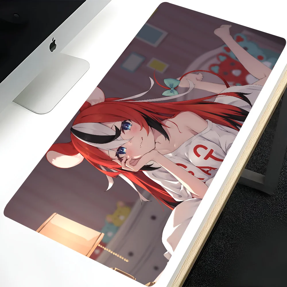 1pc Holive Hakos Baelz Non-slip Mouse Pad Suitable For Office Computers Laptops E-sports Game Desk Mats XXL Keyboard