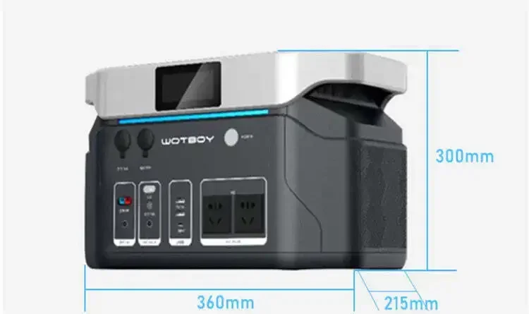 Портативный портативный комплект высокой мощности 600 Вт 100 Ач