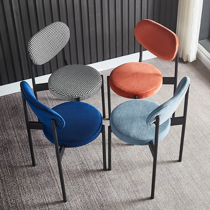 Мебель для ресторана кофейни мягкий стул Солнце и Луна металлический каркас