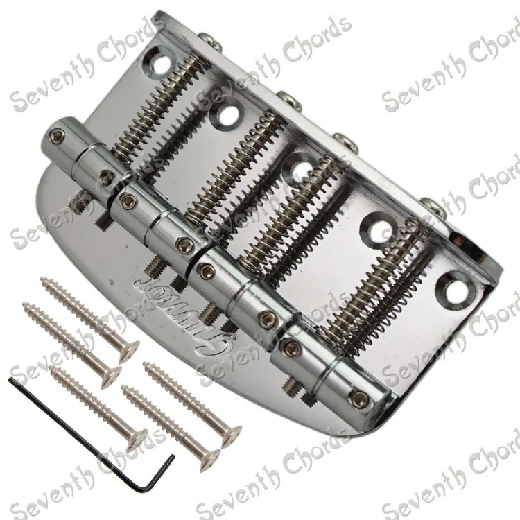 

Хромированная изогнутая Базовая пластина винтажная 4-струнная седло бас мост