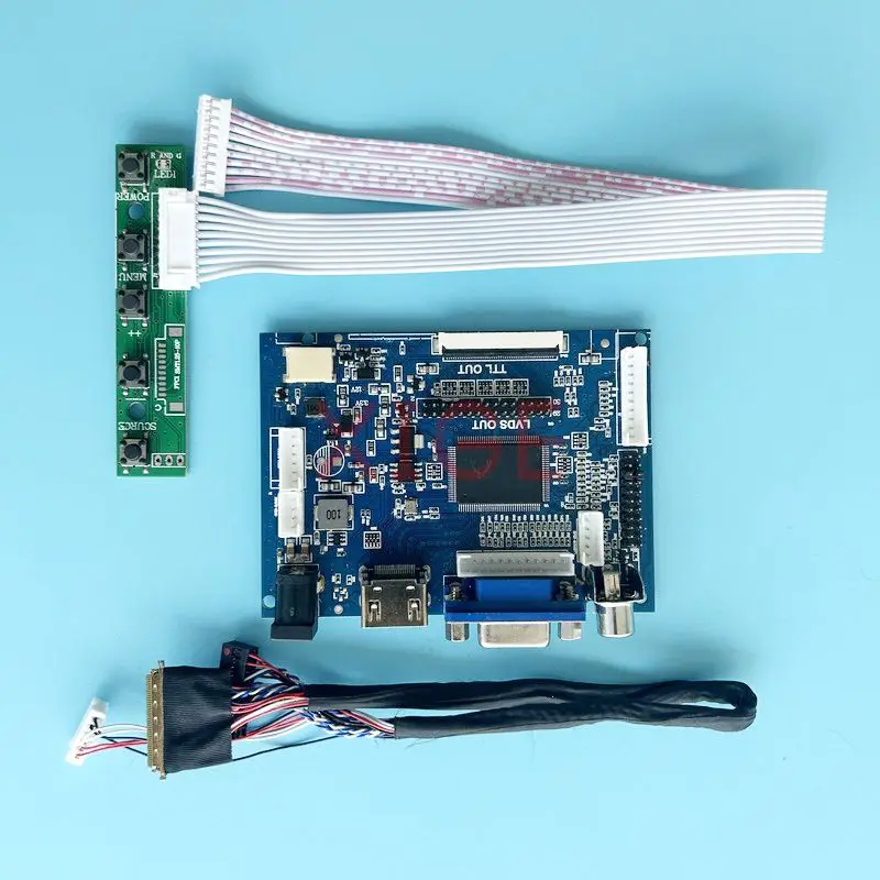 Плата драйвера ЖК-контроллера Fit M140NWR1 M140NWR2 2AV VGA HDMI-совместимый 14 