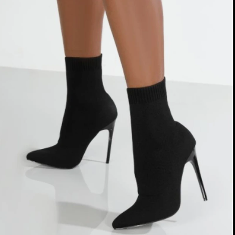 

Vrouwen Laarzen Korte Hoge Hakken Schoenen