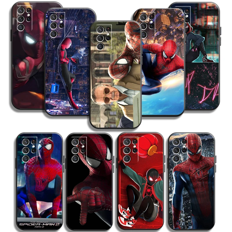 

Marvel Spiderman Phone Cases For Samsung Galaxy A31 A32 A51 A71 A52 A72 4G 5G A11 A21S A20 A22 4G Funda Soft TPU Carcasa