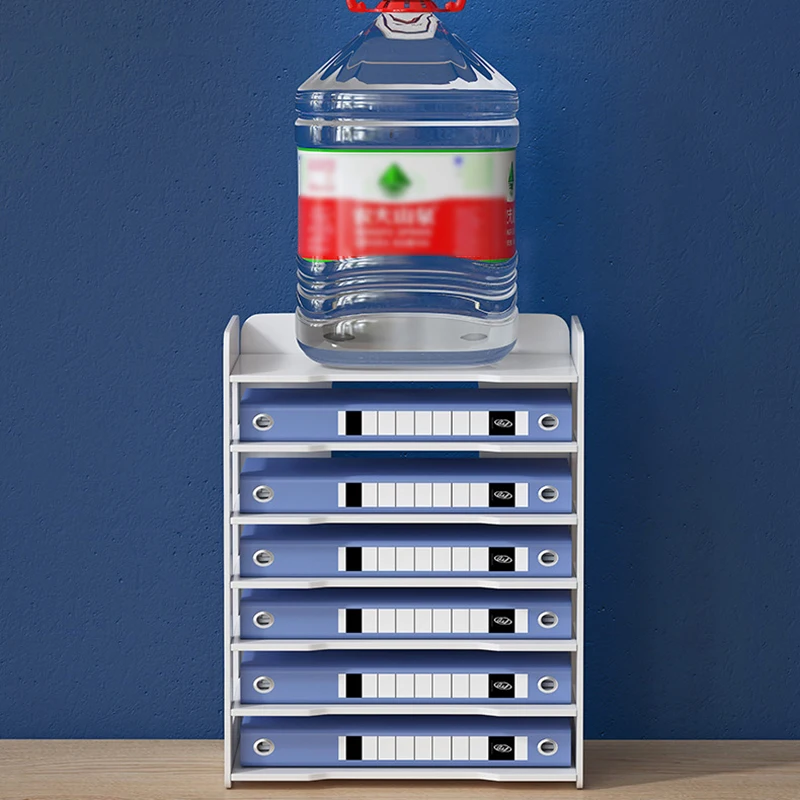 5-уровневая Простая Офисная настольная стойка для файлов хранения коробка