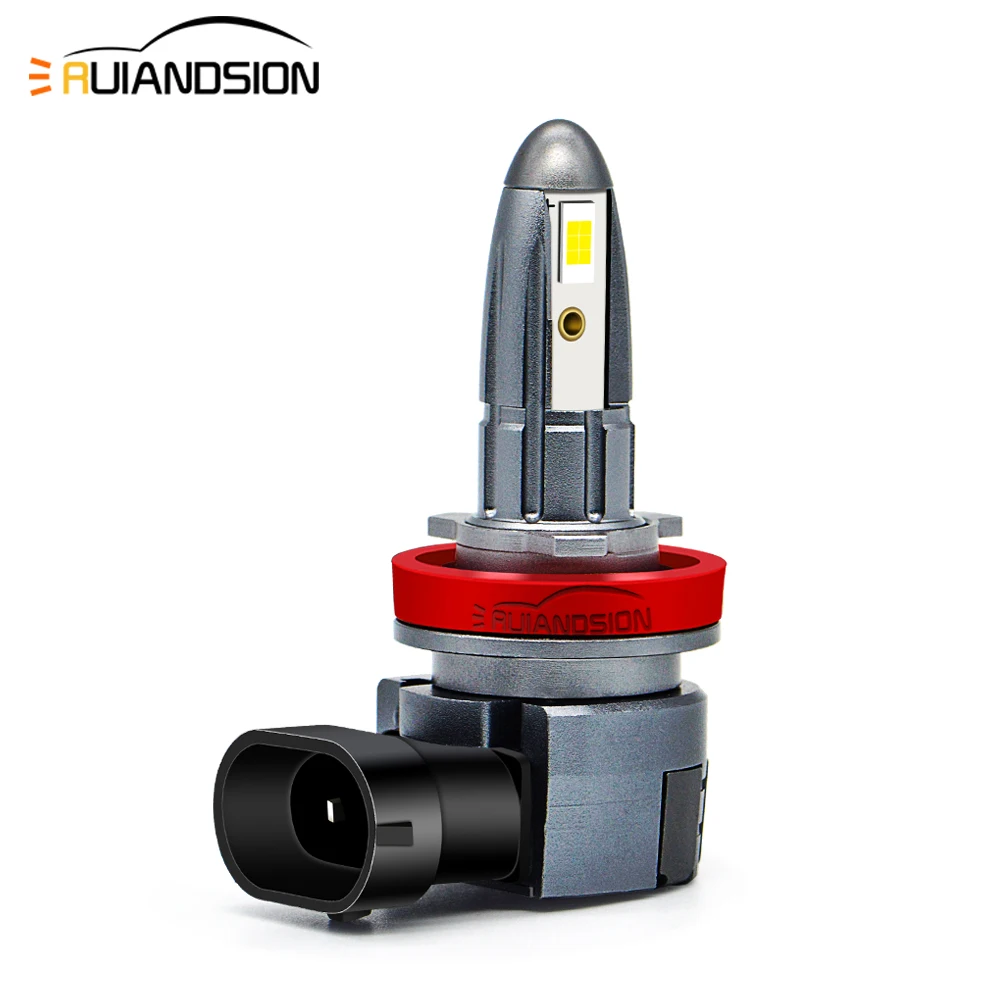 Ruiandsion высокое качество пара H11 светильник ры для автомобиля грузовика Canbus дальнего света Противотуманные фары 12 в 24 в 24 Вт 1200 лм яркий белый