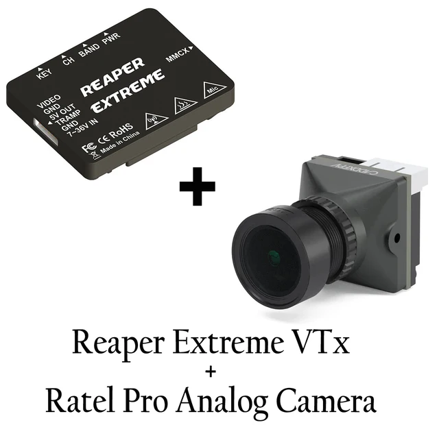Foxeer Reaper Extreme 5.8GHz 2.5W VTX + Caddx Ratel Pro